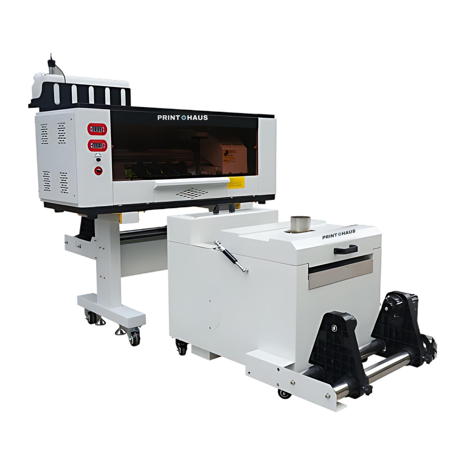 Printer and shaker, side view