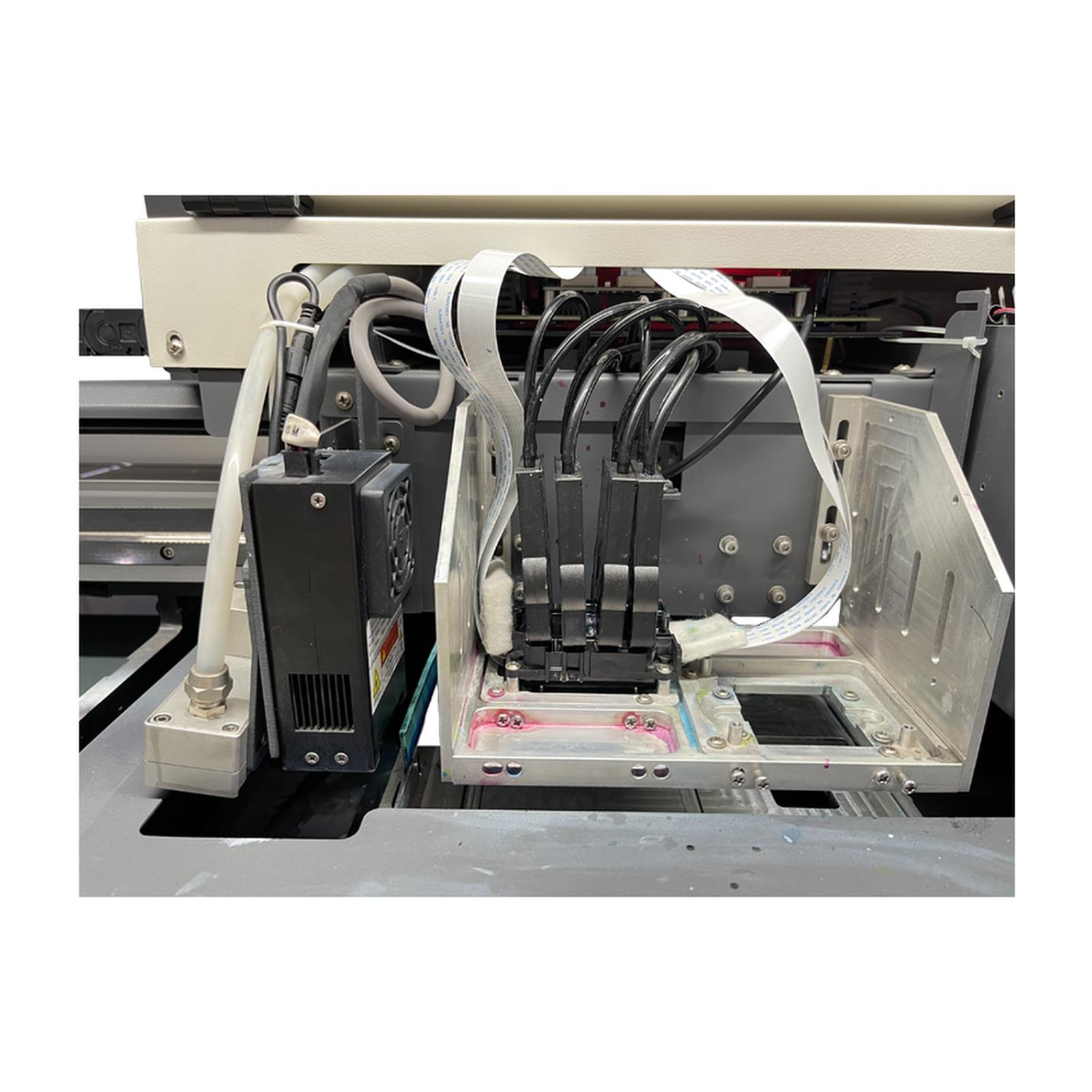 Carriage with printhead and dampers